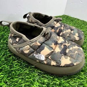 The North Face Kids Thermoball Traction Mule Thyme Camo‎ Green Size 13 Slippers